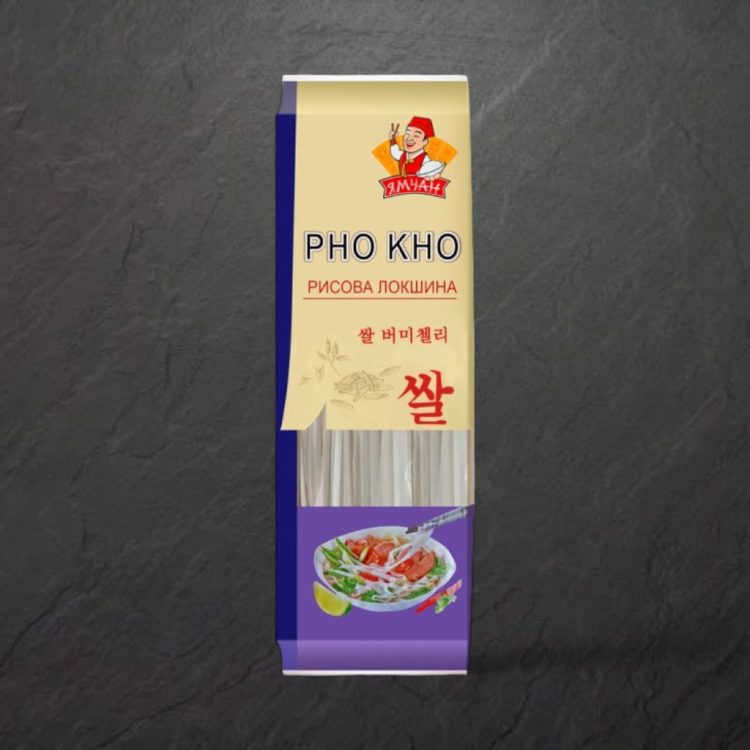 Екзотична локшина рисова Pho Kho, 300г, ТМ Ямчан, Китай