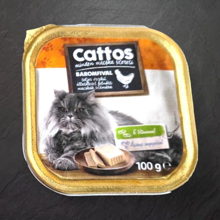 Паштет для котів зі смаком курки, 110г, ТМ Cattos, Угорщина