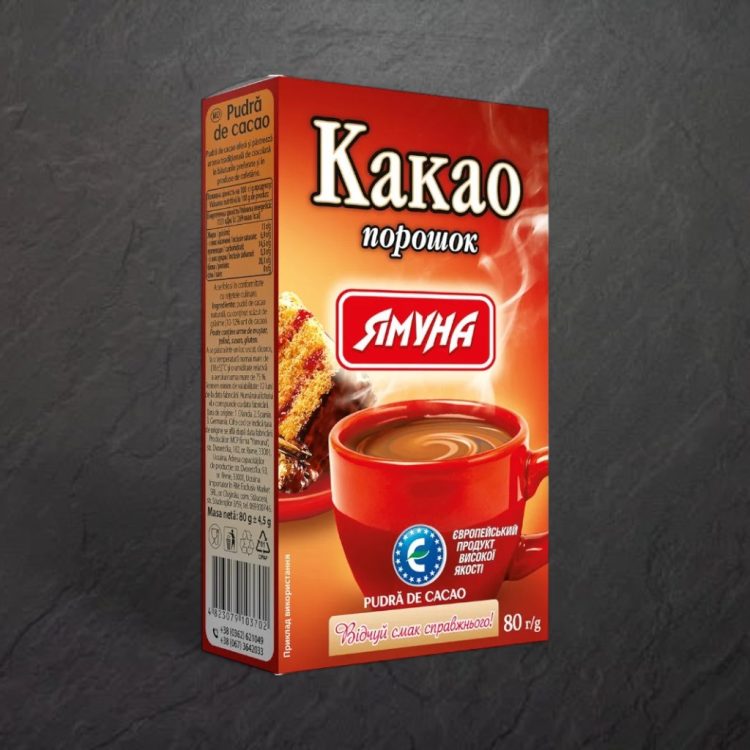 Какао порошок, 80г, ТМ Ямуна, Україна